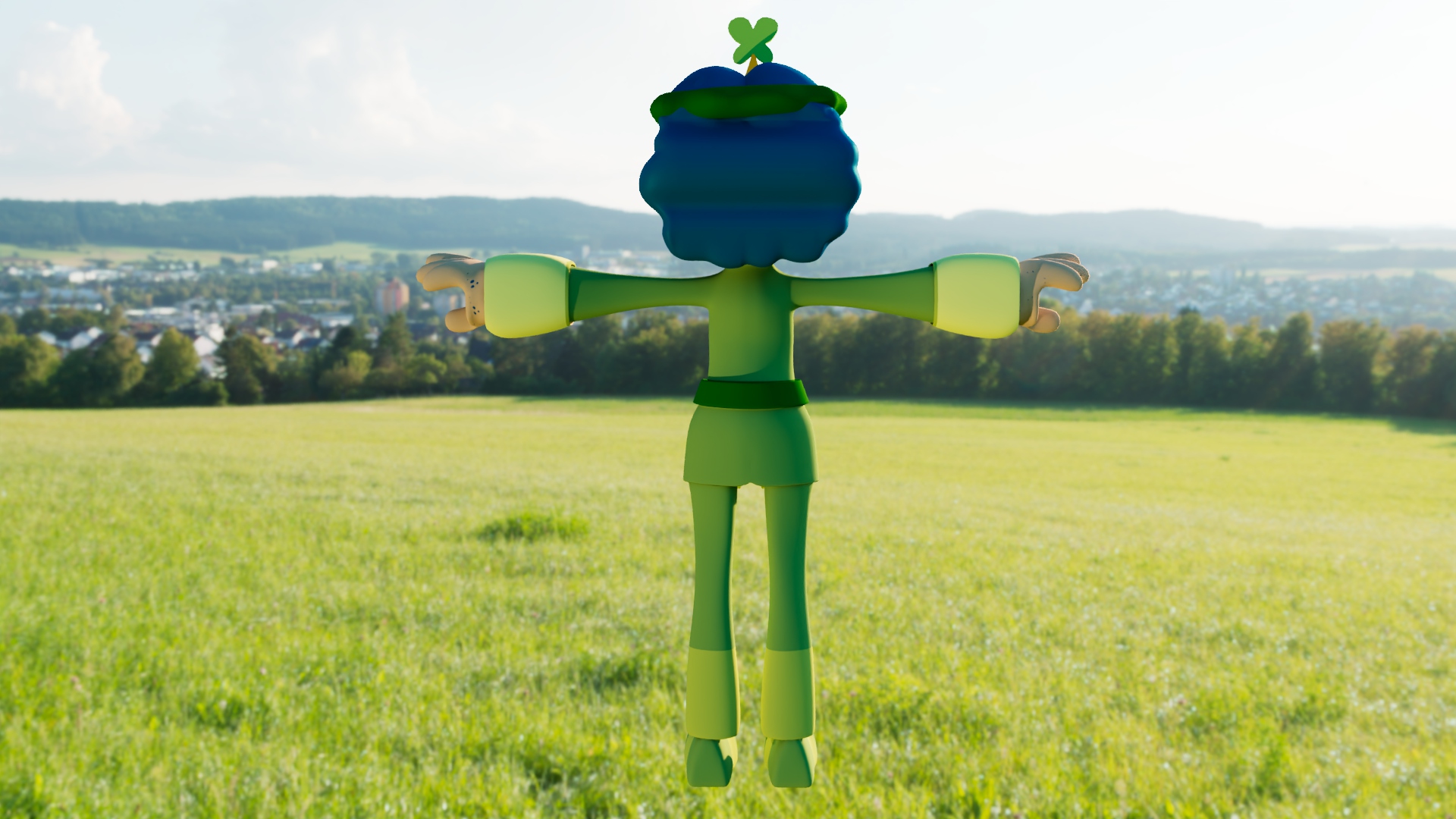 Cerulean Back, no cape.